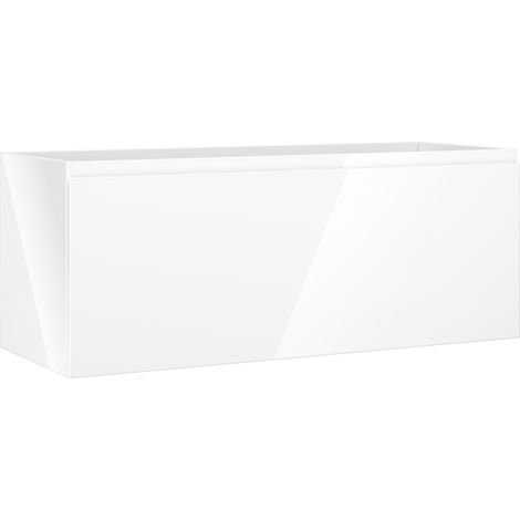 Mexen Orio mobiletto da bagno sottolavabo 120 cm, 1 cassetto, bianco lucido - 91A10-12047-1-BF00 (1/5)