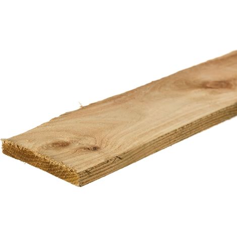 22mm x 150mm Green Treated Sawn Carcassing Timber (6" x 1") 3600mm