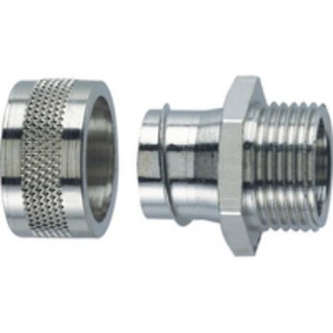 LAPP 55502021 SILVYN® LGF-2-M 20X1.5/1 Raccordo a vite del tubo flessibile Argento M20 13 mm Piatto 1 pz. (1/2)
