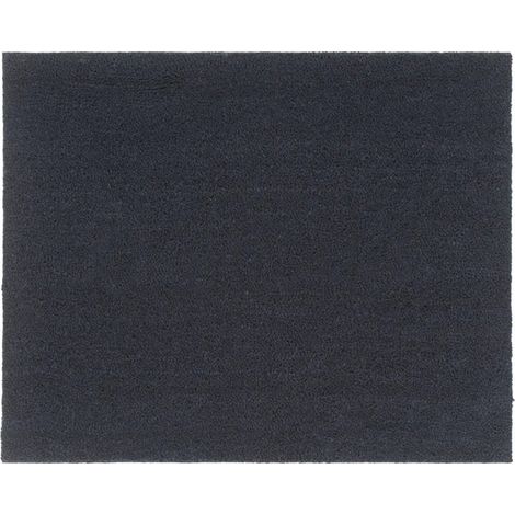 Zerbino tufted interno esterno 80 x 100 cm resistente design moderno in fibra di coco grigio scuro 020046172