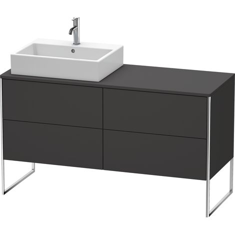 Duravit XSquare Meuble sous-lavabo sur console au sol, 4 tiroirs,