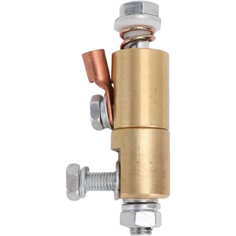 Pair - Adaptateur de masse pivotant 500 A avec rotation à 360° pour pinces de masse à trou M10 (MIG, MMA, TIG, ARC) (1/5)