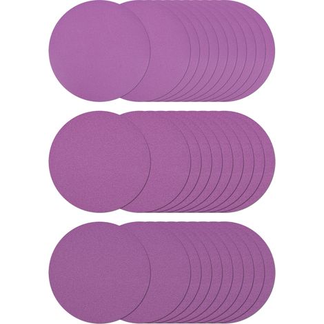 30 disques abrasifs 150 mm (grains 600/1000/1500) – Polissage ultra-fin pour acier inoxydable, céramique & carrosserie – Compatible meuleuse d’angle (humide/sec) (1/5)