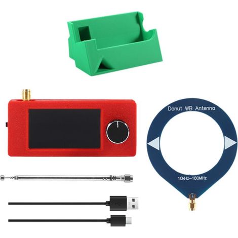 Dies ist ein Mini-Radioempfänger-Kit für den SI4732 mit einem Frequenzbereich von 10 kHz bis 180 MHz, einem 1,9-Zoll-Display und Unterstützung für FM/AM/LSB/USB-Kurzwellenradio. Es enthält einen Ständ