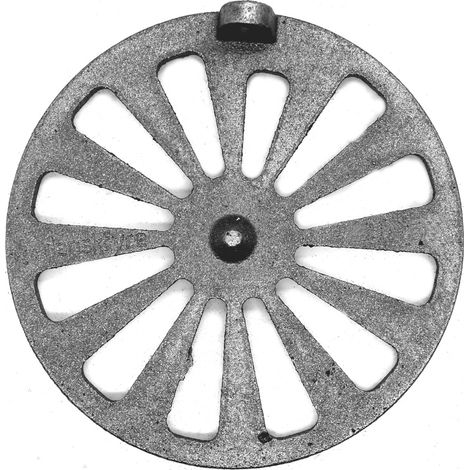 Grille à cendres fonte 172x172x10mm – Encastrable pour poêles à cheminée – Compatible modèles Attika Bando, Bora, Sira, Vista – Kaminxpert