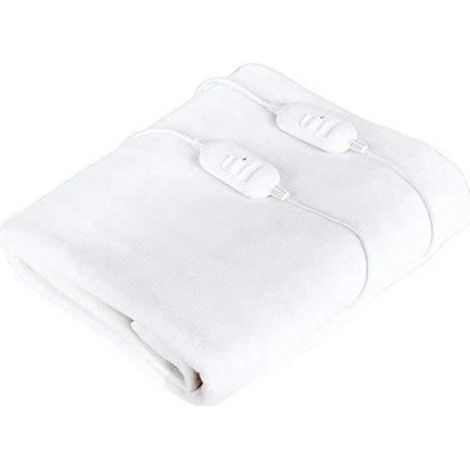 Couverture chauffante électrique XXL chaleur Lit Tapis Chauffant Chauffe-matelas thermique couverture coussin chauffant 160 x 140 cm