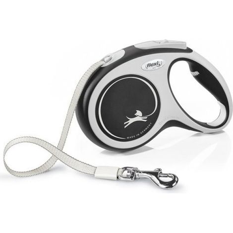FLEXI New Comfort automatische Hundeleine L 8 m, schwarz (1/5)