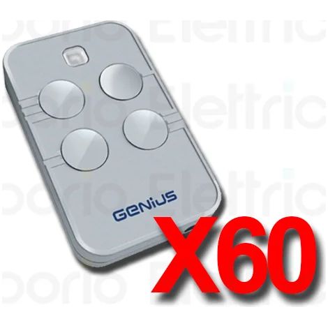 genius 60 télécommandes à 4 canaux 868mhz jlc kilo tx4 787035 60 (ex 6100333)