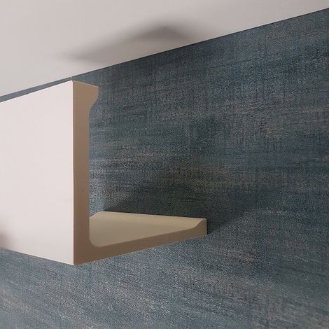 Abdeckleiste NMC L5 ARSTYL Noel Marquet Zierleiste Eckleiste Stuckleiste für direkte Beleuchtung Modernes Design weiß 2 m (1/5)
