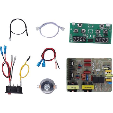 Machine de nettoyage à ultrasons pour circuit imprimé 60 W 40 kHz, compatible 110 V/220 V (1/5)
