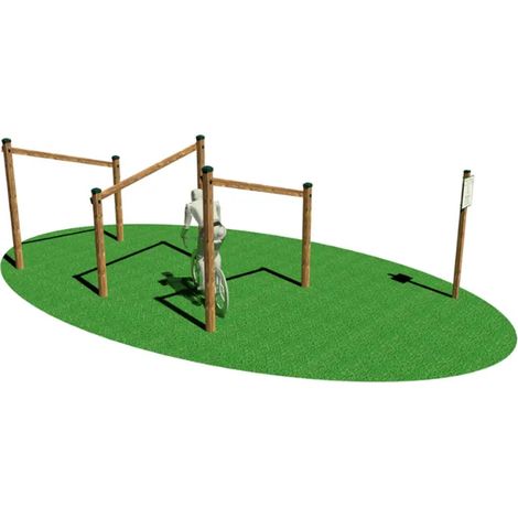 Labirinto 3210 Giochipark legno pino EN 1176 cm 414x215x200h acciaio zincato