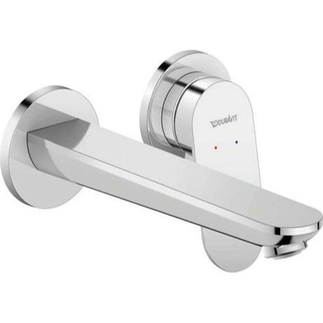 Duravit Wave - Grifo empotrado de lavabo, montaje de 2 orificios, cromo WA1070004010 (1/2)
