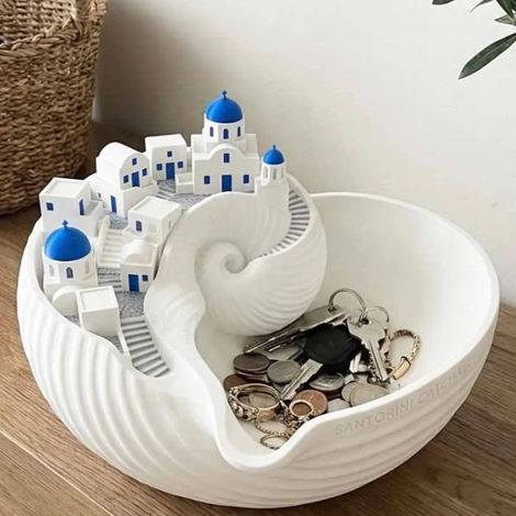 Multifunctional storage bowl, jewelry bowl, desktop ornament (1/5)