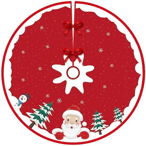 Weihnachtsbaumrock, Weihnachtsmann, Schneemann, Weihnachtsbaum-Party-Hintergrunddekoration