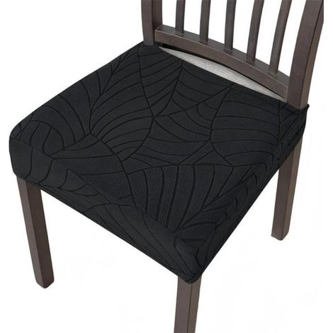 Stuhlhussen 4 teiliges Set für Stuhlmaße: Länge 40 48 cm, Breite 40 48 cm, Höhe 7 10 cm Abnehmbare Esszimmerstuhlhussen Staubdicht Schutzhüllen f (1/5)