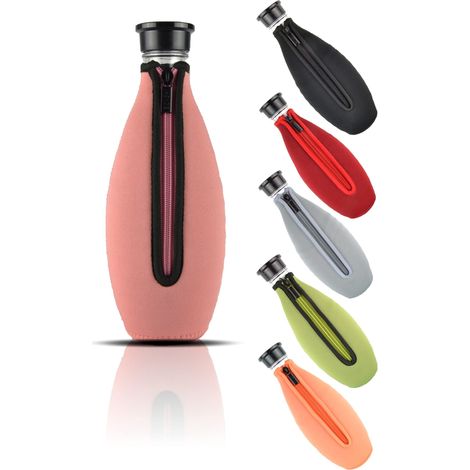 Housse de protection en néoprène pour carafe en verre Crystal - Rose (1/5)