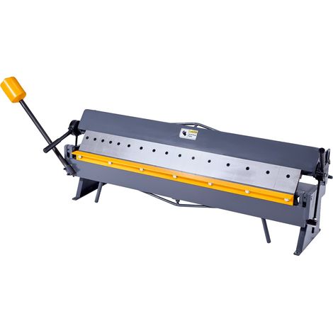 Dobladora de cajas VEVOR, 910 mm, capacidad para acero dulce de calibre 16, ajustable de 0 a 135°, 6 dedos, 1270 mm, martillo de equilibrio simple, 1270 mm/50 pulgadas (1/2)