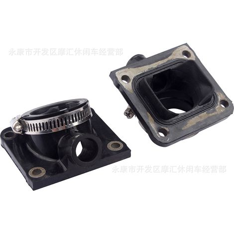 Connecteur de collecteur d'admission compatible avec Yamaha Banshee YFZ350 RD350 350LC RZ350 84-85 (1/5)