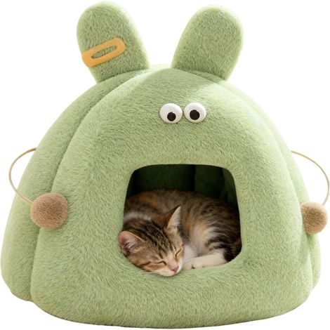 de Lit pour Chat Design Lapin Douillet et Abri Mignon Petite (1/5)