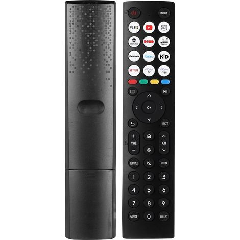 1 télécommande universelle pour téléviseur intelligent Hisense, compatible avec les téléviseurs intelligents Hisense VIDAA 4K HDTV FHD QLED LCD LED