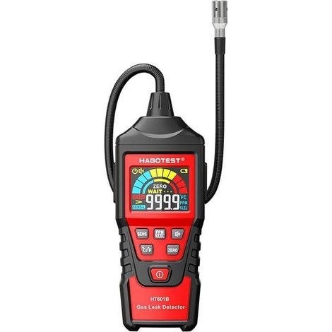 Détecteur de fuite de gaz, HT601B Détecteur de gaz combustible, Numérique Alarme Sonore 9999ppm, Detecteur Fuite Gaz Detecteur Methane Propane (1/3)