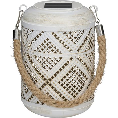 Arti Casa Lampe de table Blanc H15.5xl11xL11cm (1/3)