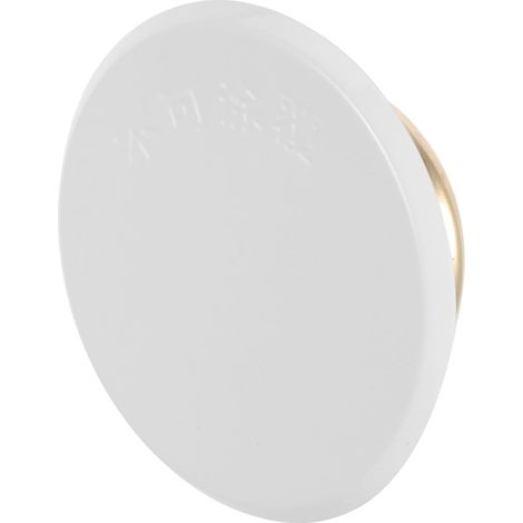 Lot de 4 Couvercles de Tête D'arroseur en Laiton Blanc, Diamètre Extérieur 87mm, Plaque de Recouvrement Encastrée pour Sprinklers Incendie, Accessoires Compatibles pour Entretien (1/5)