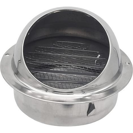 Grille d'évacuation en Acier Inoxydable 100mm pour Système de Ventilation(100mm) (1/5)