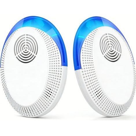 Modello 911, Repellente a Ultrasuoni e Onde Elettromagnetiche contro gli Insetti - Luce Notturna Antizanzare Elettrica (1/5)