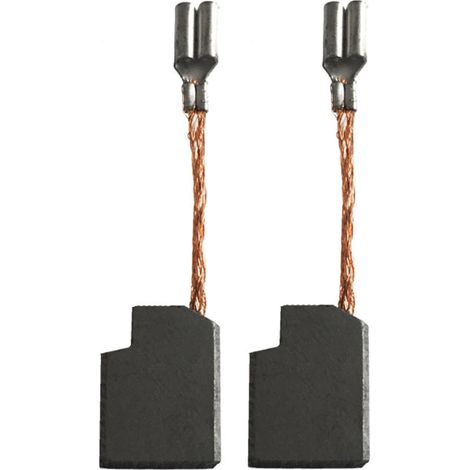 2x Schleifkohle 6mm x 10mm Kohlebürsten Motorkohlen 6x10 mm für Elektro-Werkzeug Winkelschleifer, Bohrmaschine, Stichsäge, Bohrer, Schneidemaschine