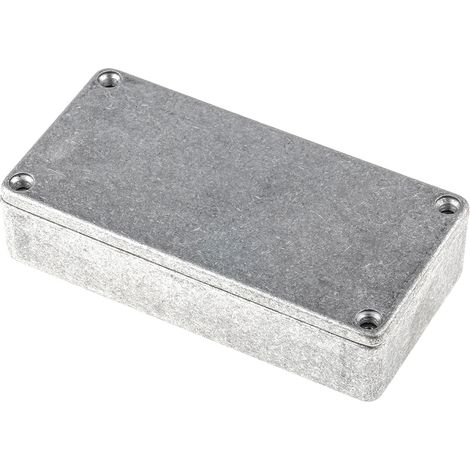 Boîtier RS PRO en Fonte d'aluminium, 101 x 50 x 24.5mm, Argent IP54, Blindé ( Prix pour 1 ) (1/3)