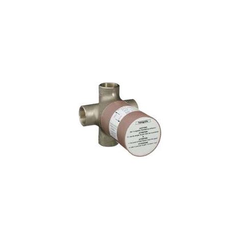 Hansgrohe Grundkörper für Quattro 4-Wege Umstellventil Unterputz, 15930180 (1/2)