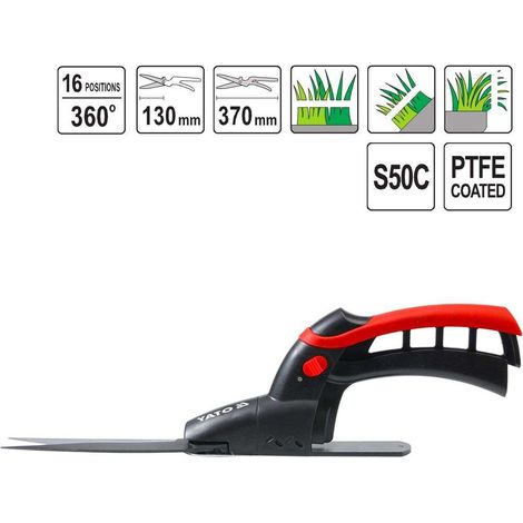 Grasschere, 360° 370 mm YT-8853 yato (1/4)