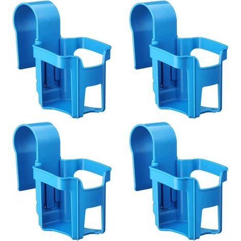 4 Pièces Porte Gobelet Piscine,Multifonctionnel Porte Gobelet Au Bord De La Piscine,Porte-gobelet Détachable (1/4)