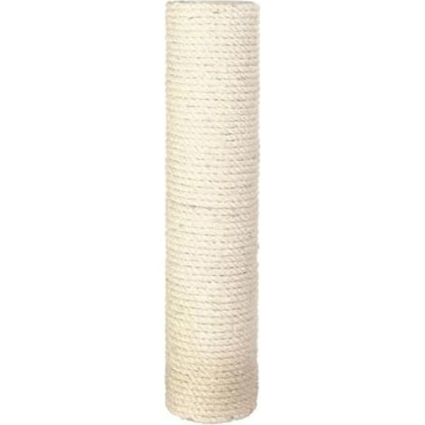 Tronc de rechange en sisal - pour arbres à chat - ø 9 × 40 cm - avec tige filetée (M8 x 80) et deux vis (M8 x 40) - 43991 (1/5)