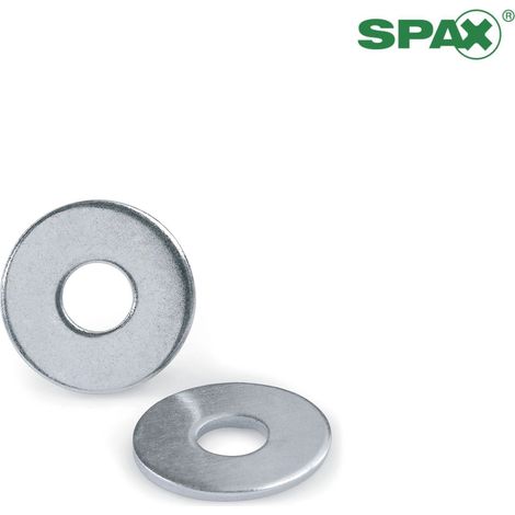 Caja de 100 unidades de arandela plana ancha en cinc 4,3x12mm Fadix