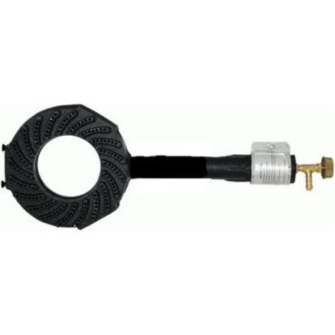 BRUCIATORE RICAMBIO FORNELLONE DIAM CM 16 / BARBECUE FAI DA TE / GAS METANO (1/2)