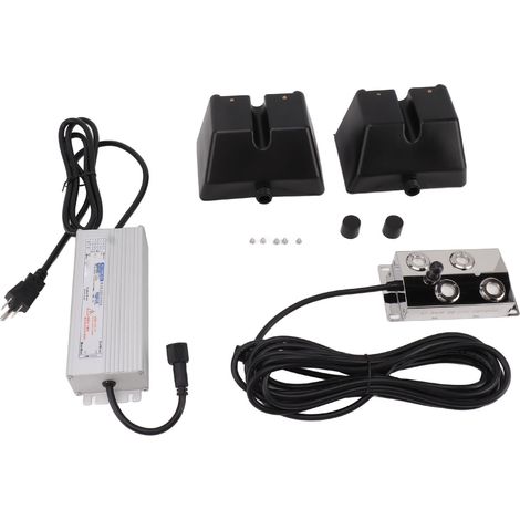4 Têtes Brumisateur Ultrasonique 150W DC 48V 3.4A IP67 Générateur de Brouillard pour Serre Bassin Fêtes (1/5)