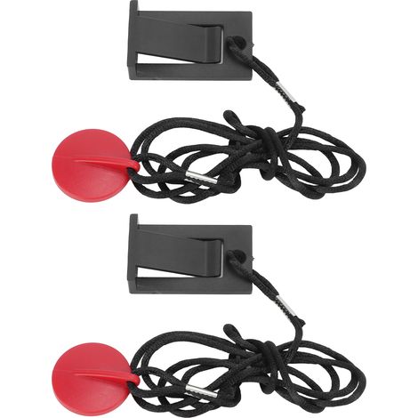 2 Clés de Sécurité Magnétiques Universelles pour Tapis de Course - Compactes et Faciles à Utiliser