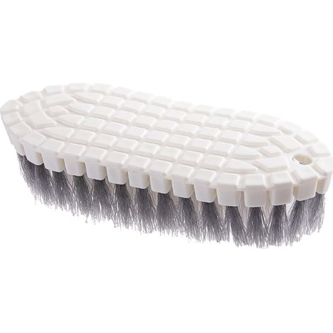 Brosse de nettoyage flexible pour lavabo/baignoire, poils doux, manche ergonomique PP, 15,5 cm (1/5)