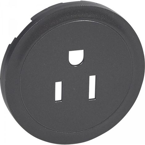 Legrand 067967 Presa Trim 2p+t standard us céliane graphite