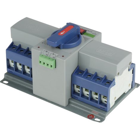 Interrupteur automatique de transfert 400V 63A 4P, disjoncteur double puissance, commutateur basculement pour tableau électrique, 1 pièce (1/5)