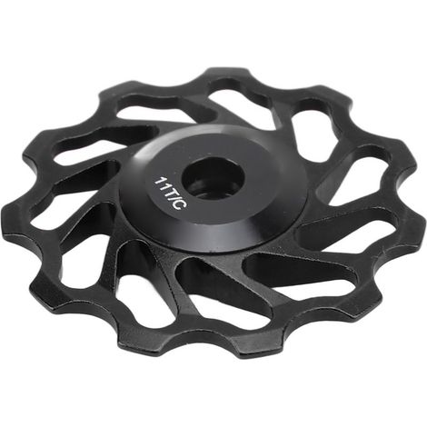 Dérailleur arrière VTT RISK 11T galet de renvoi avec roulement noir (1/5)