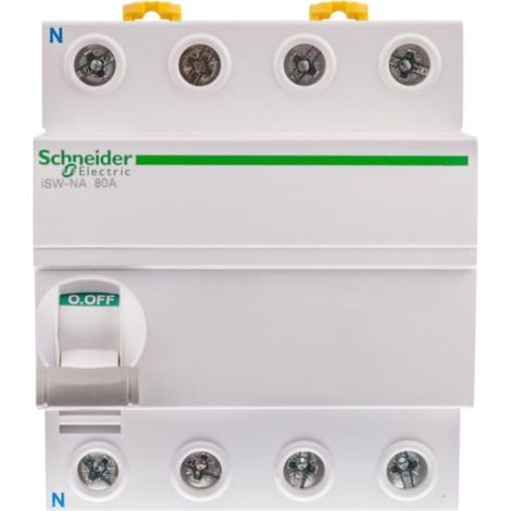 Interruptor-seccionador modular 80A 4P iSW-NA (posibilidad de activación) A9S70780