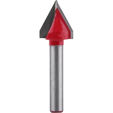 V-Nutfräser mit 6 mm Schaft – 16 mm Durchmesser – Zum Fräsen von V-Nuten – CNC-Holzbearbeitungswerkzeug – 60°-Schneidwerkzeug (1/4)