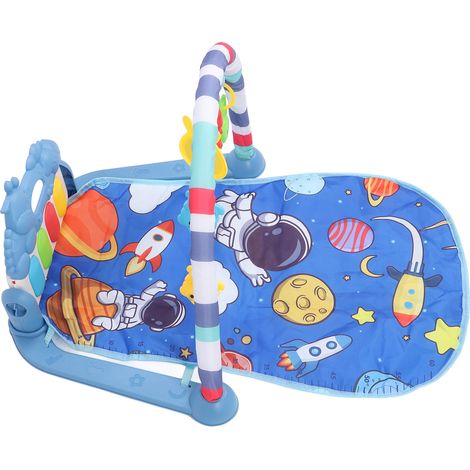 Tapis d'éveil pour bébé, hochets colorés, jouet d'apprentissage, piano musical pliable, tapis musical pour la période sur le ventre, jouets pour nouveau-nés de 0 à 36 mois (1/5)
