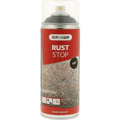 Dupli-Color Spray Antiruggine Rust Stop Fondo Grigio 400ml Resistente Calore