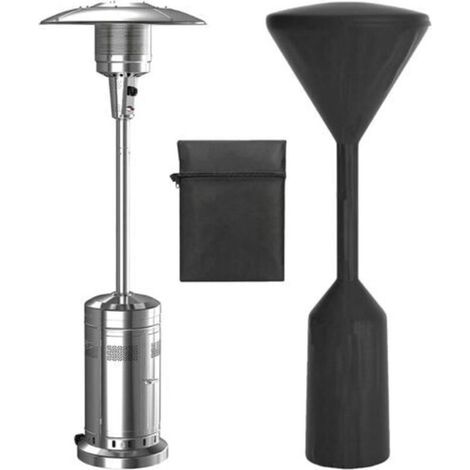 Housse imperméable pour réchaud à gaz d'extérieur, pour protéger les réchauds à gaz d'extérieur, noire, 241 x 86 x 47 cm (noire) (1/5)