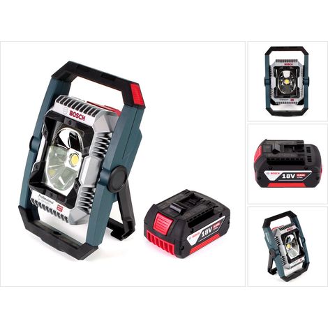 Bosch GLI 18V-2200 C Akku Lampe 18V 2200lm Bluetooth ( 0601446501 ) + 1x 4,0 Ah Akku - ohne Ladegerät