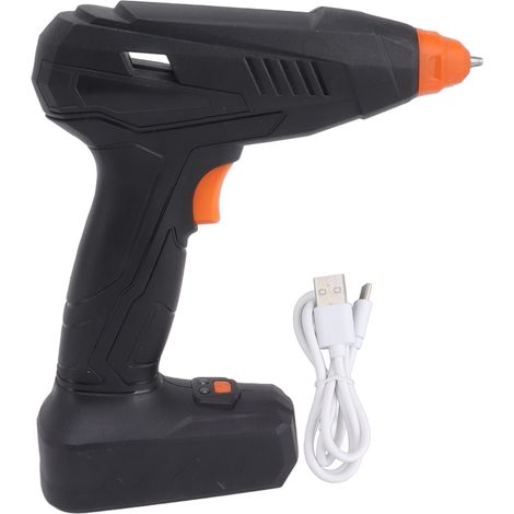 Pistolet à colle thermofusible ABS USB 5200 mAh haute puissance, mini pistolet à colle thermofusible anti-fuite pour hommes et femmes (1/5)